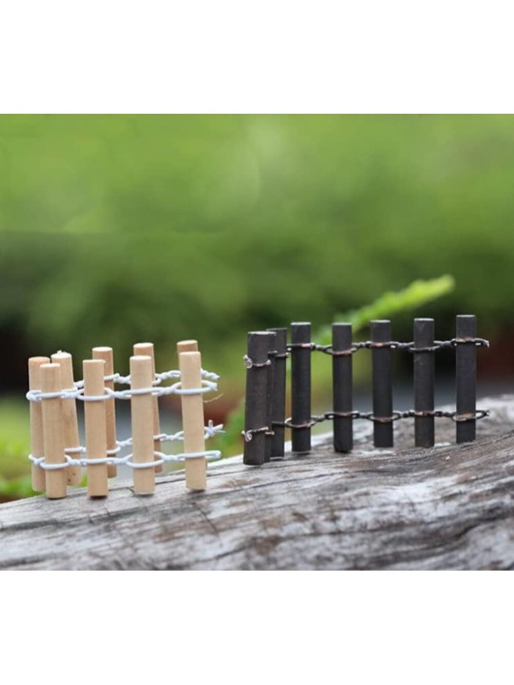 Fence Micro Landscape Ornaments, Miniature Figurines Fairy Garden Accessories, G - Picture 4 of 6